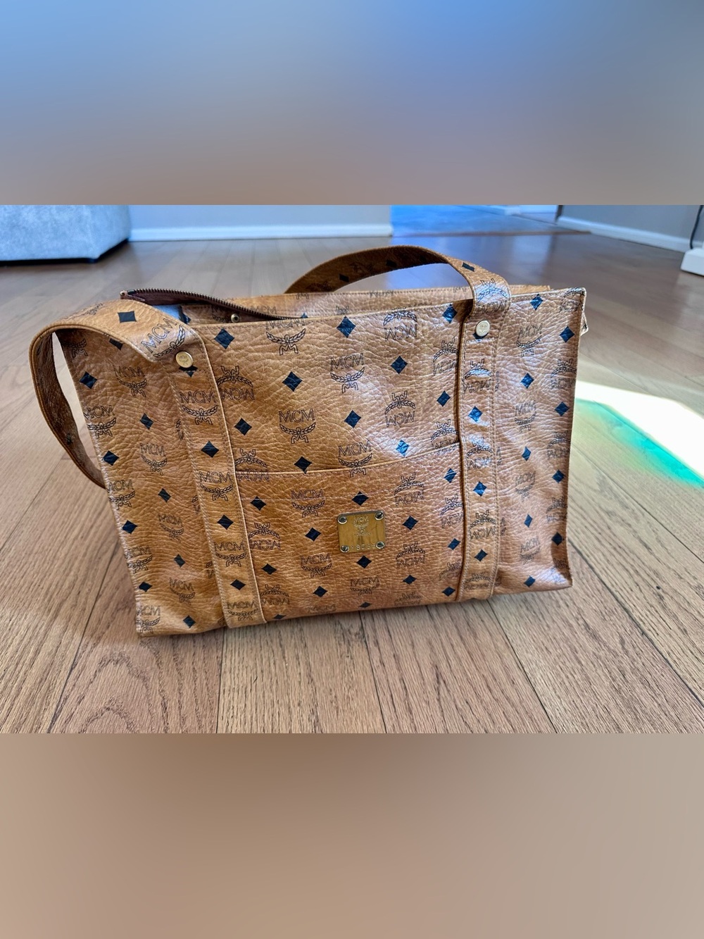 MCM Visetos School Tote